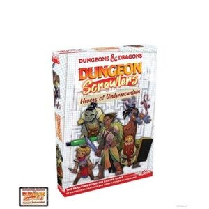 Dungeon Scrawlers Board Game - Red and White